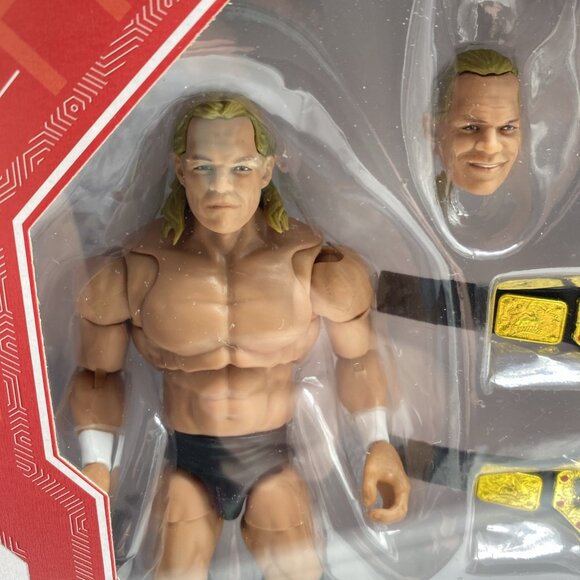 WWE ULTIMATE EDITION Monday Night War Exclusive LEX LUGER Action Figure 2 Belts - Picture 12 of 16